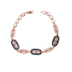 Diamond based rose gold bracelets